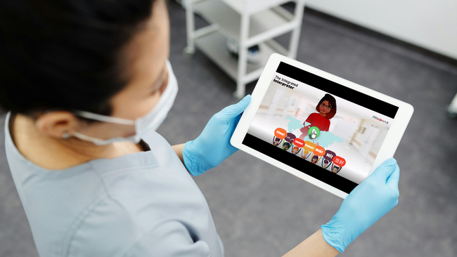 Healthcare webpage_AI Interpreter image-1