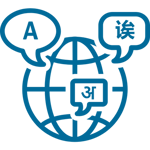 Multilingual Icons_Allports_blue_400x400